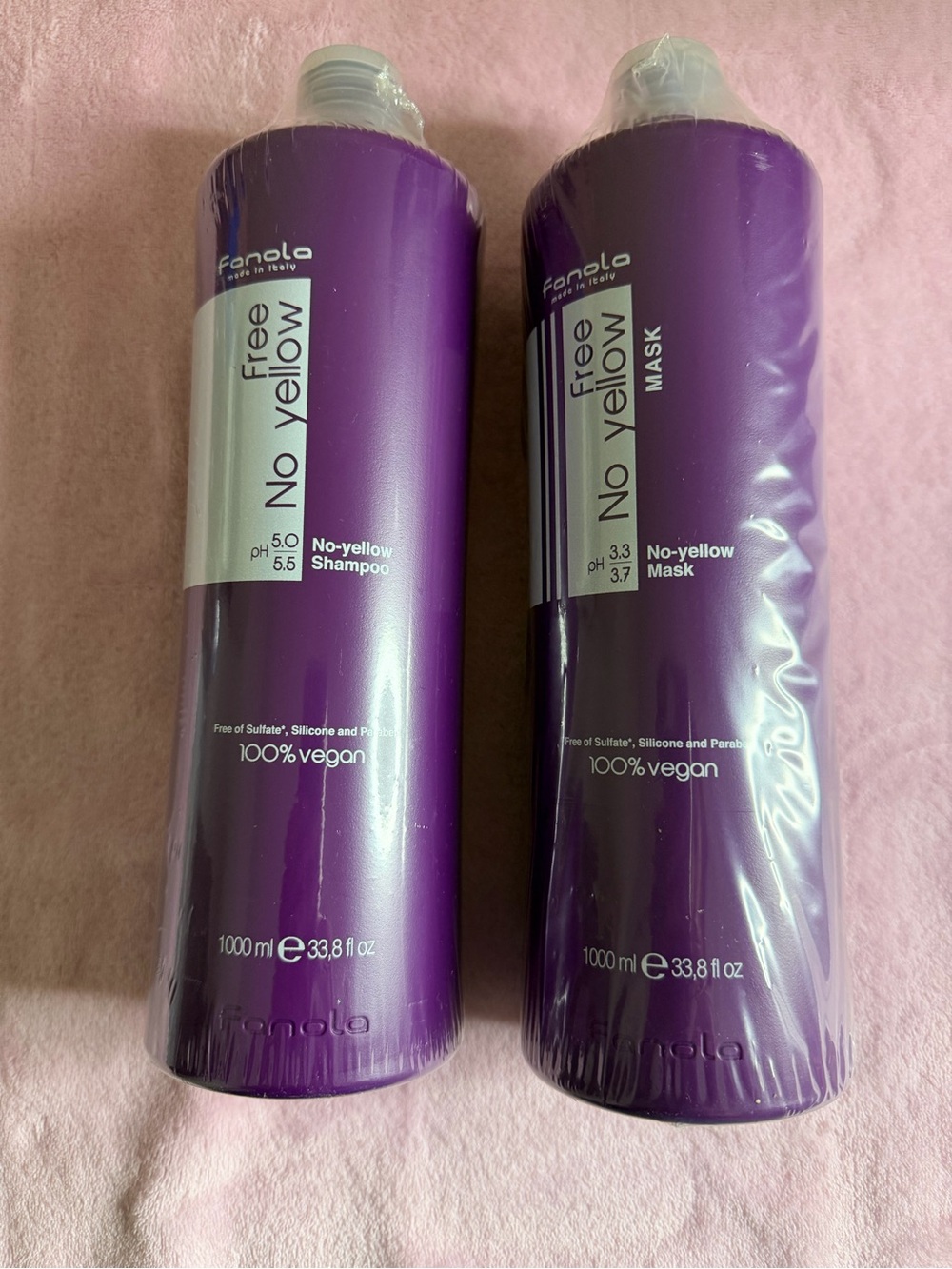 Fanola No Yellow Shampoo & Mask Duo — Purple Vegan Haircare